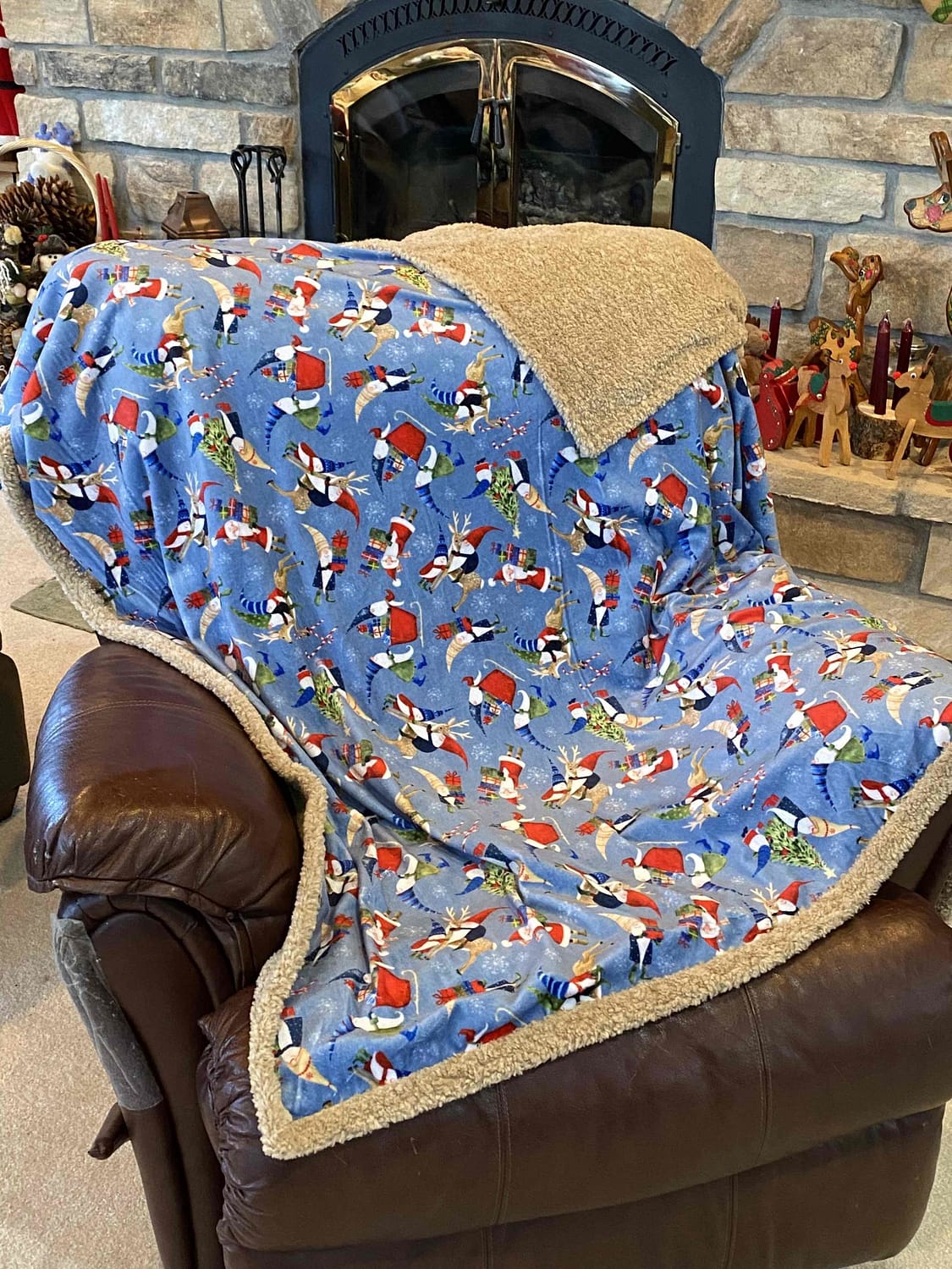 Christmas Gnome Blanket